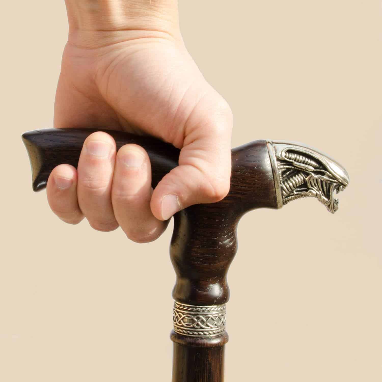 Alien Walking Cane - Unique Design - Image 5