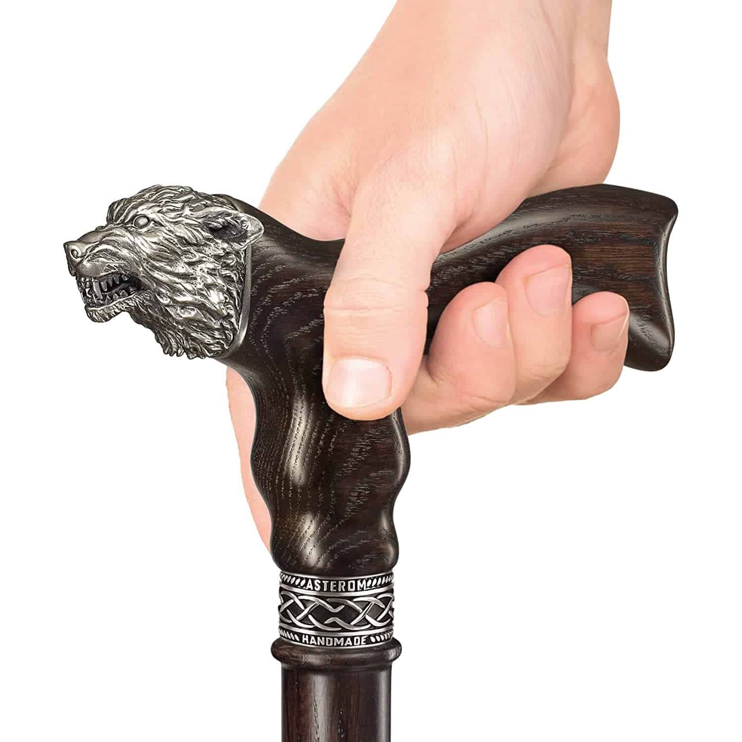 Angry Wolf Cane - Custom Length & Color - Image 7