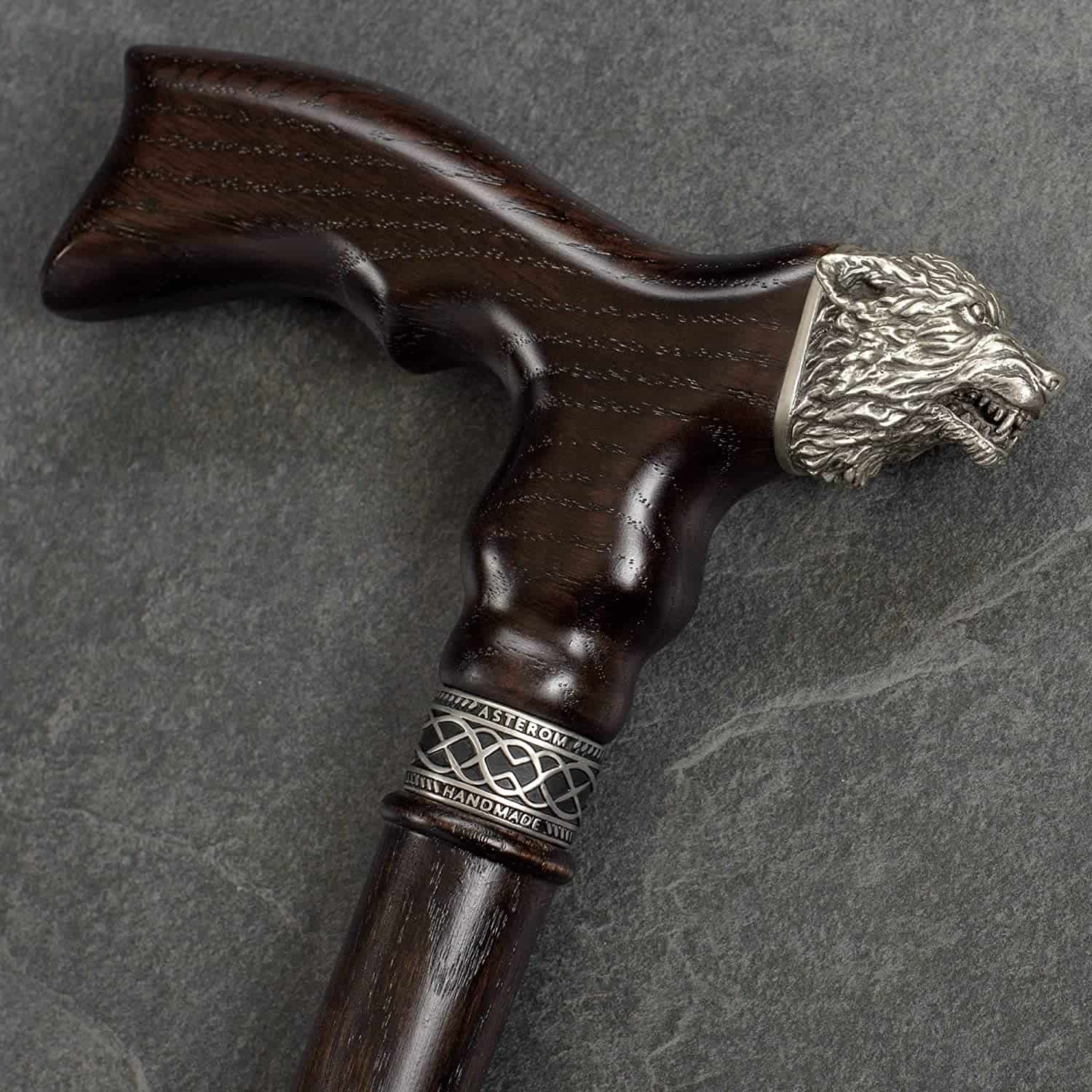 Angry Wolf Cane - Custom Length & Color - Image 8