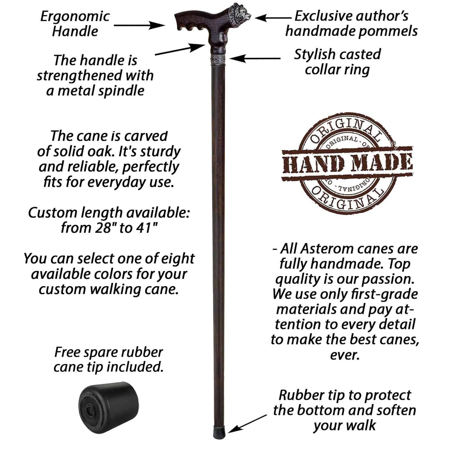 Bear Cane - Custom Length and Color - Image 8