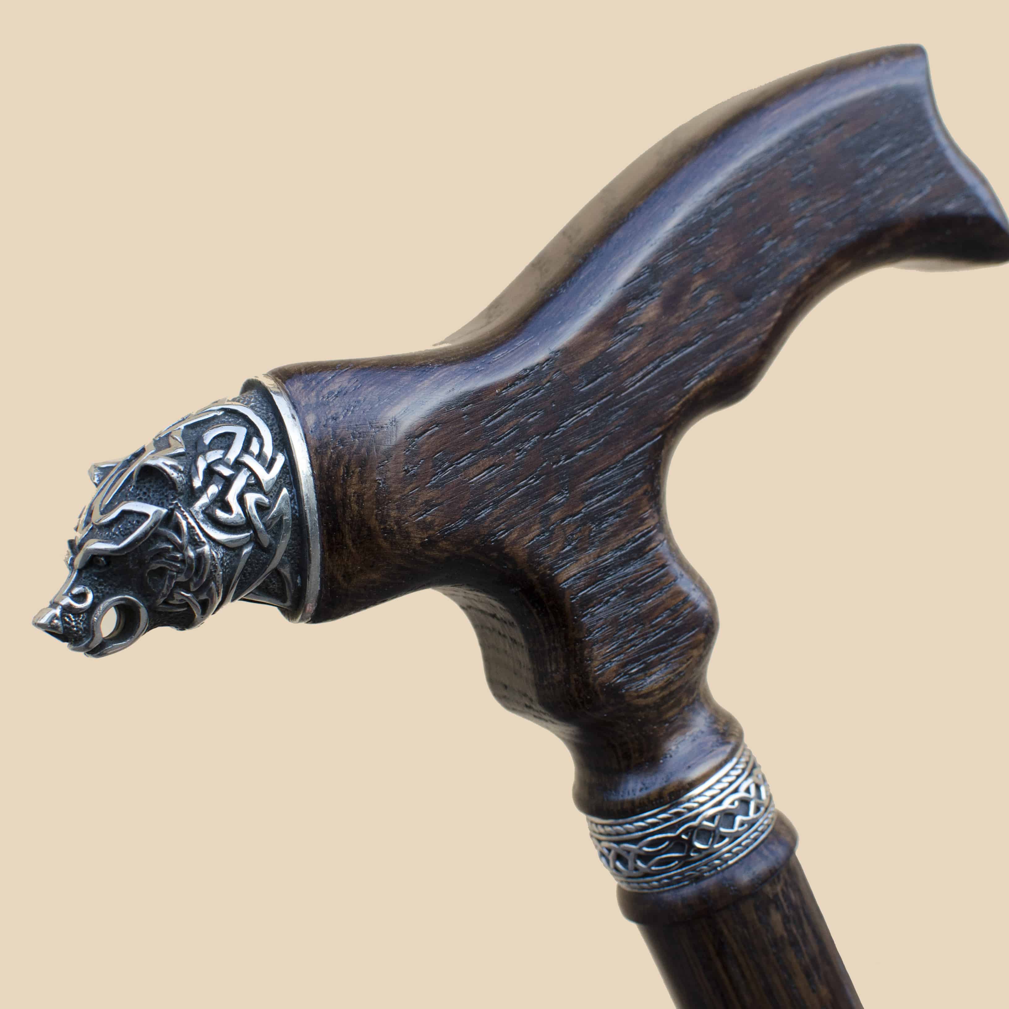 Bear Walking Cane - Custom Length and Color - Image 2