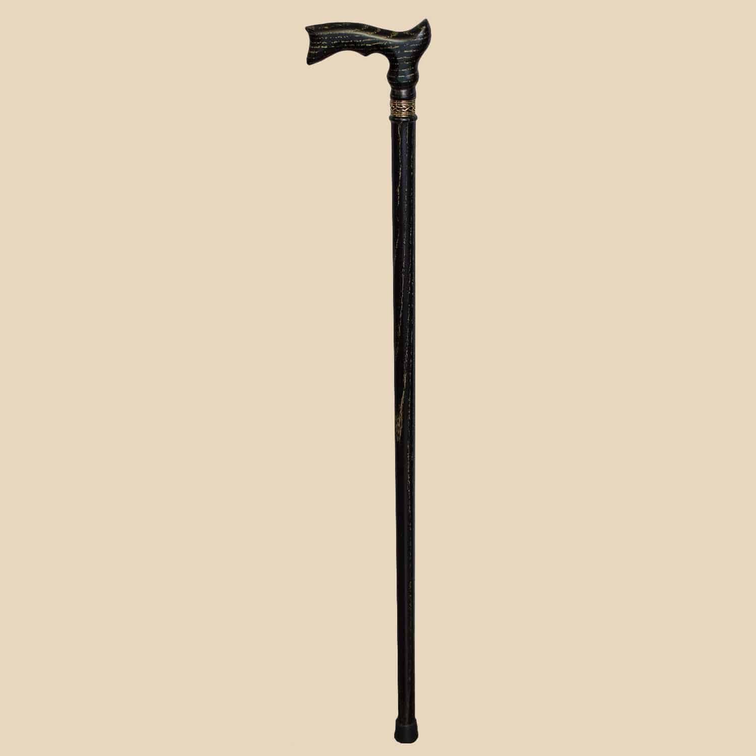 Black & Gold Cane Custom Length and Color - Image 7