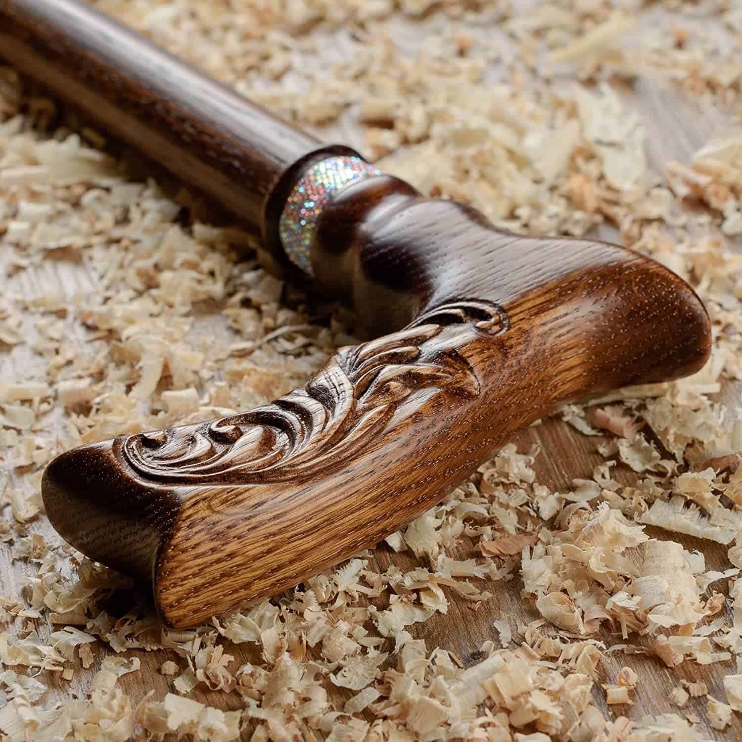 Branchlet Cane for Women- Rhinestone Wooden Cane - Custom Length and Color - Image 6