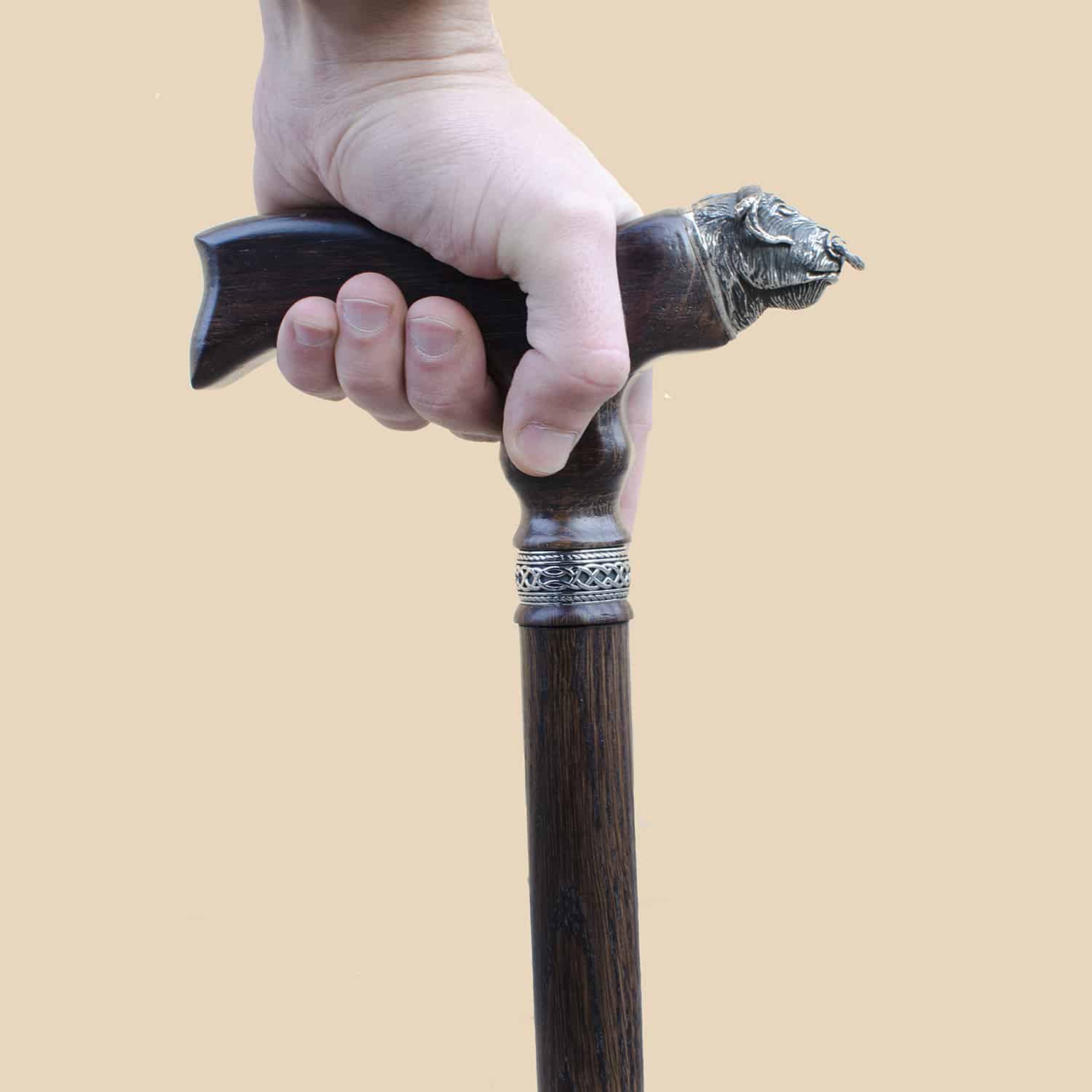 Buffalo Walking Cane - Custom Length and Color - Image 5