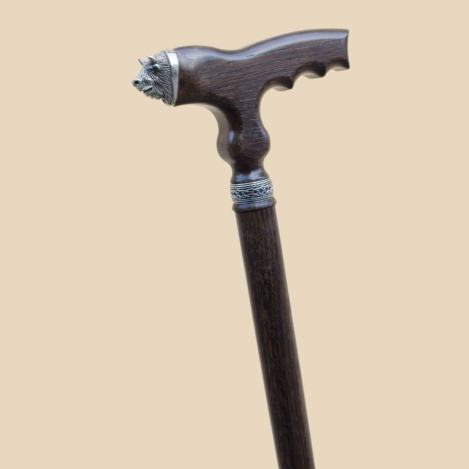 Bull Walking Cane - Custom Length and Color - Image 9