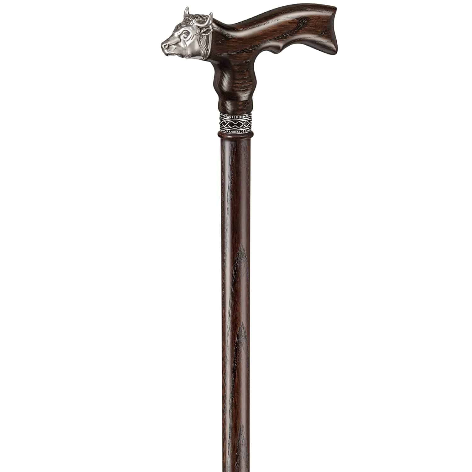 Bull Walking Cane, Custom Length & Color - Image 5