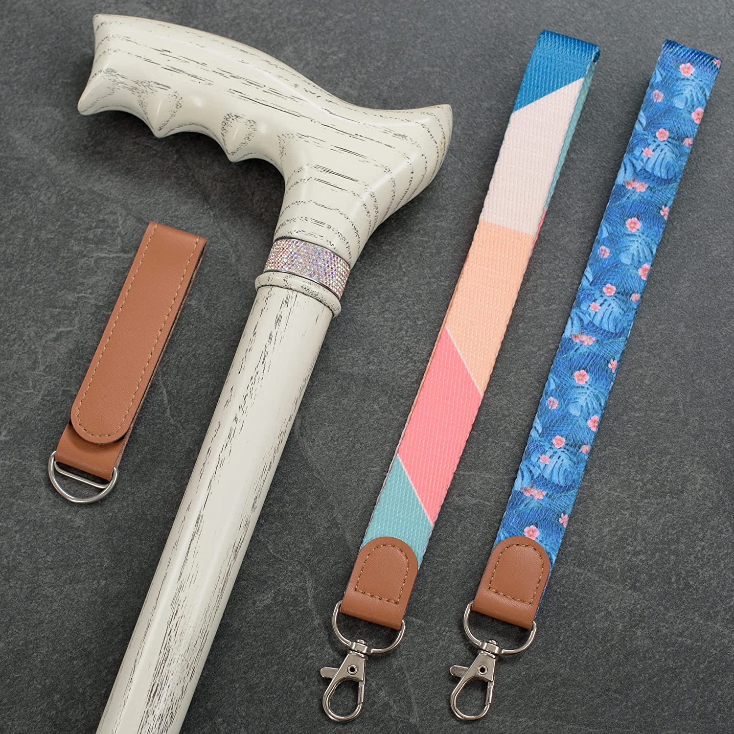 Stylish Walking Cane for Women with Rhinestones - Custom Length and Color - Image 8
