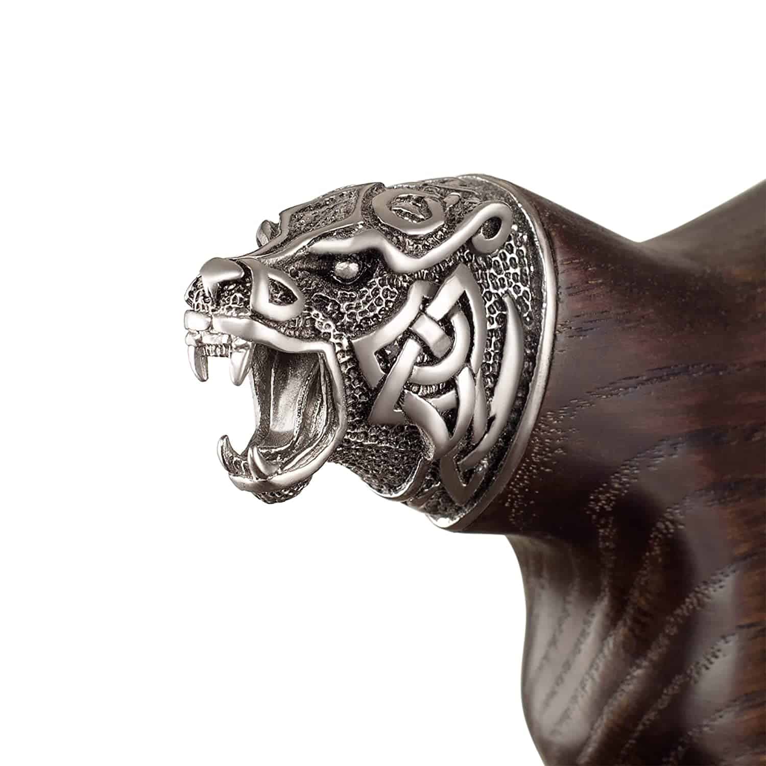 Celtic Bear - Custom Length & Color, Stylish Walking Cane - Image 10