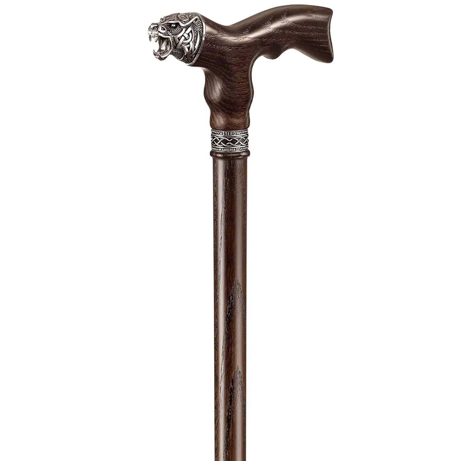 Celtic Bear - Custom Length & Color, Stylish Walking Cane - Image 6