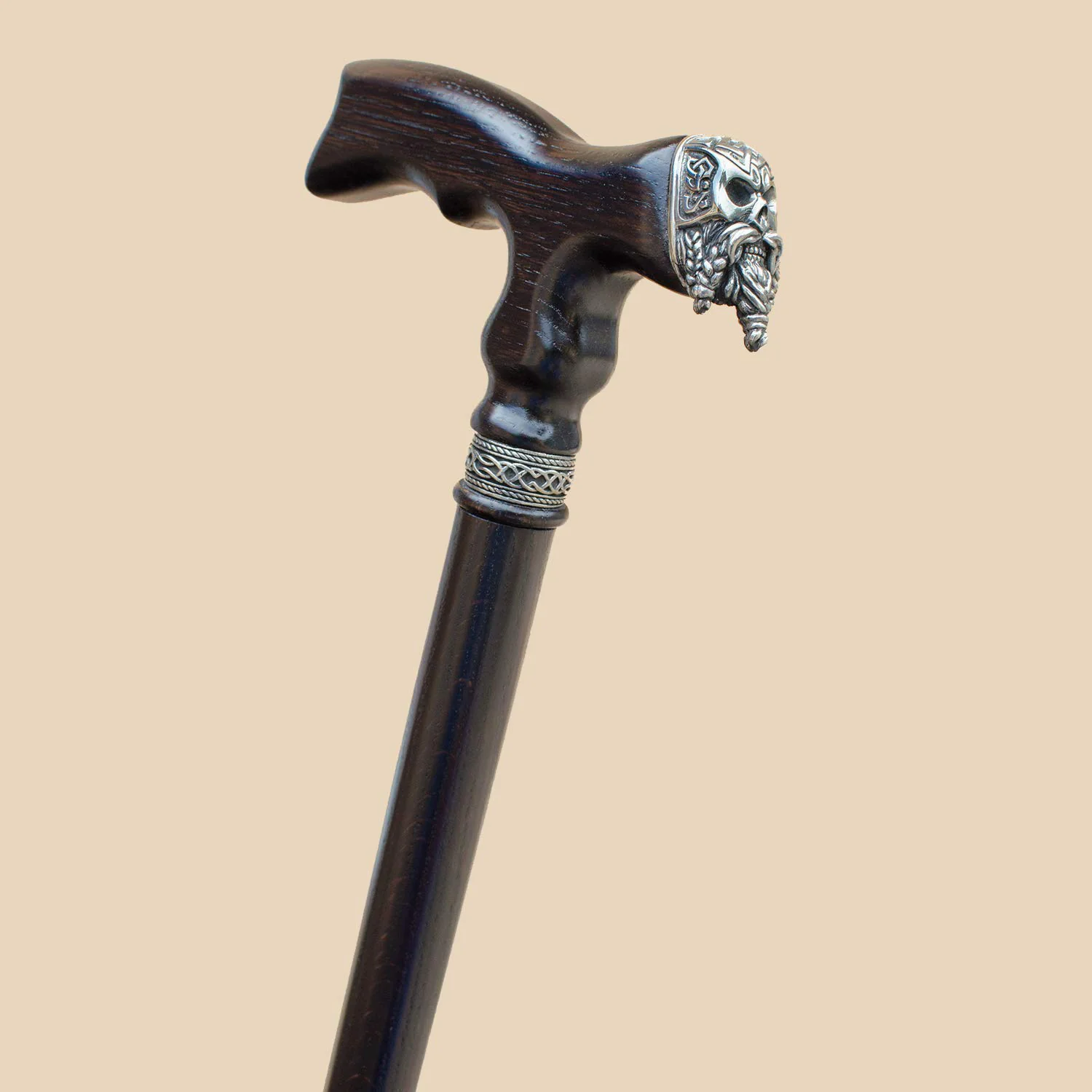Celtic Skull Walking Cane for Men, Cool Canes - Image 7