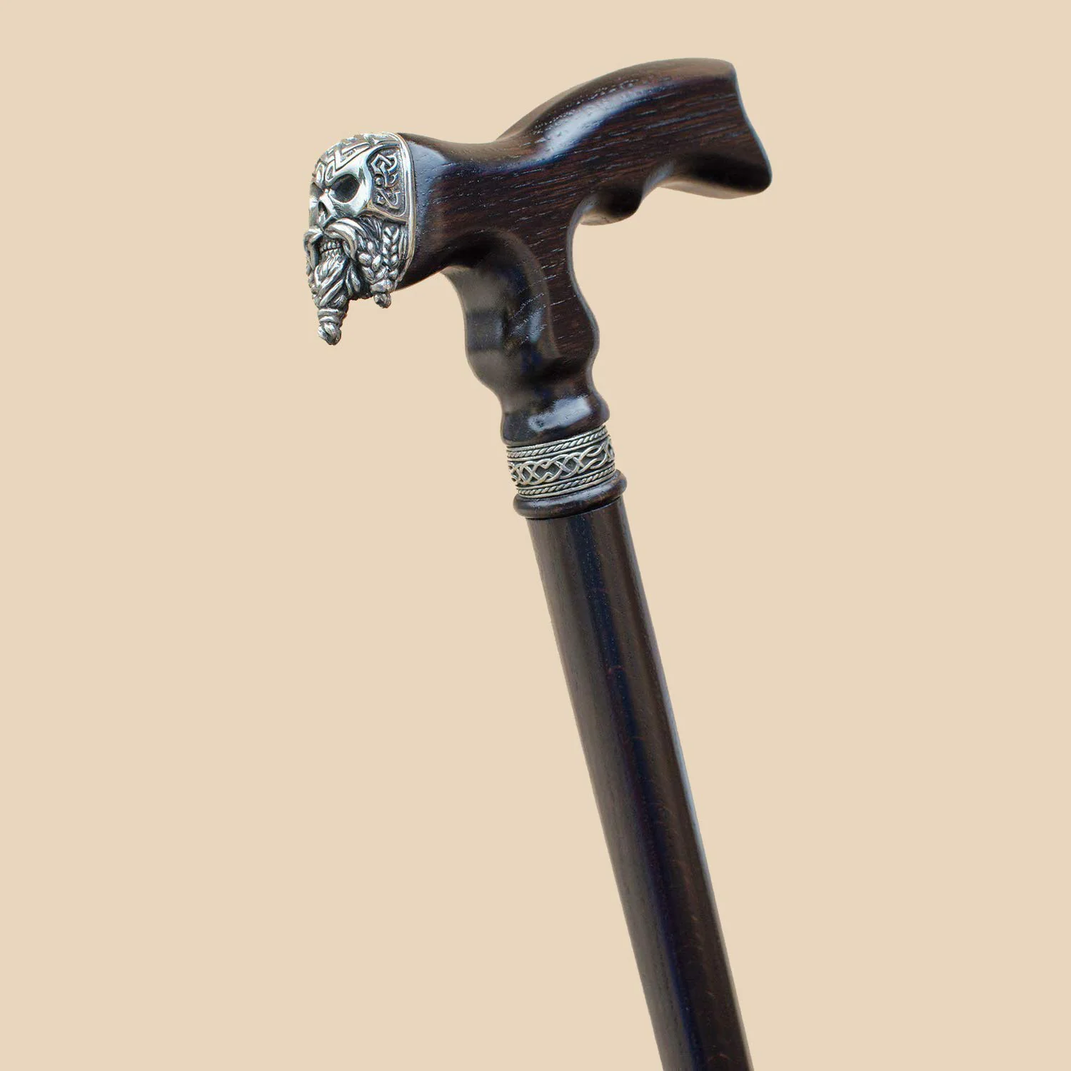 Celtic Skull Walking Cane for Men, Cool Canes - Image 9
