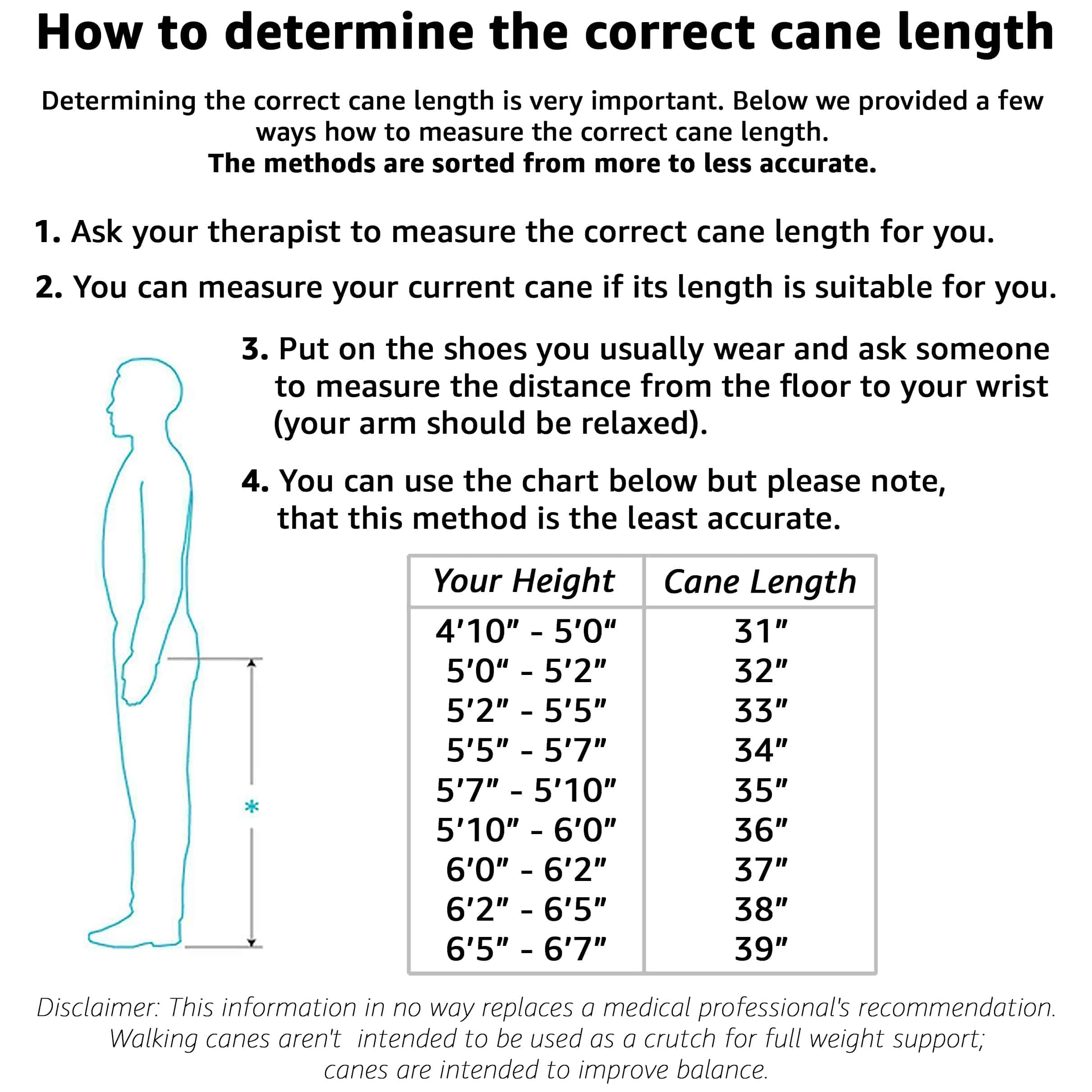 Classic Walking Cane - Custom Length and Color - Image 4