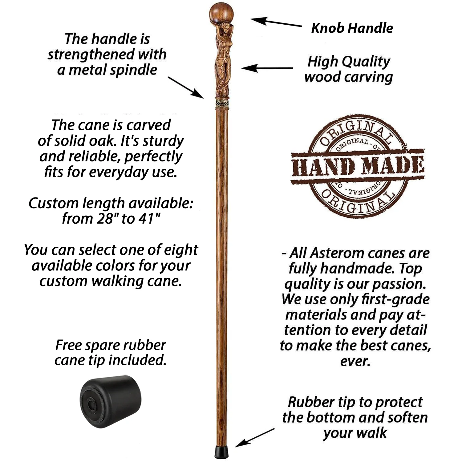 Goddess Cane - Custom Length and Color - Image 3