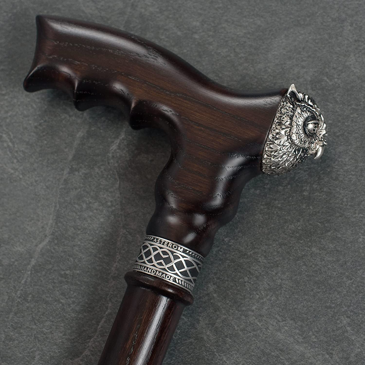 Custom Owl Cane - Cool Wood Walking Cane - Image 11
