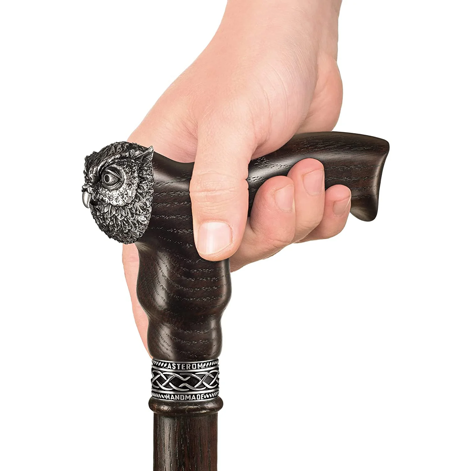 Custom Owl Cane - Cool Wood Walking Cane - Image 9