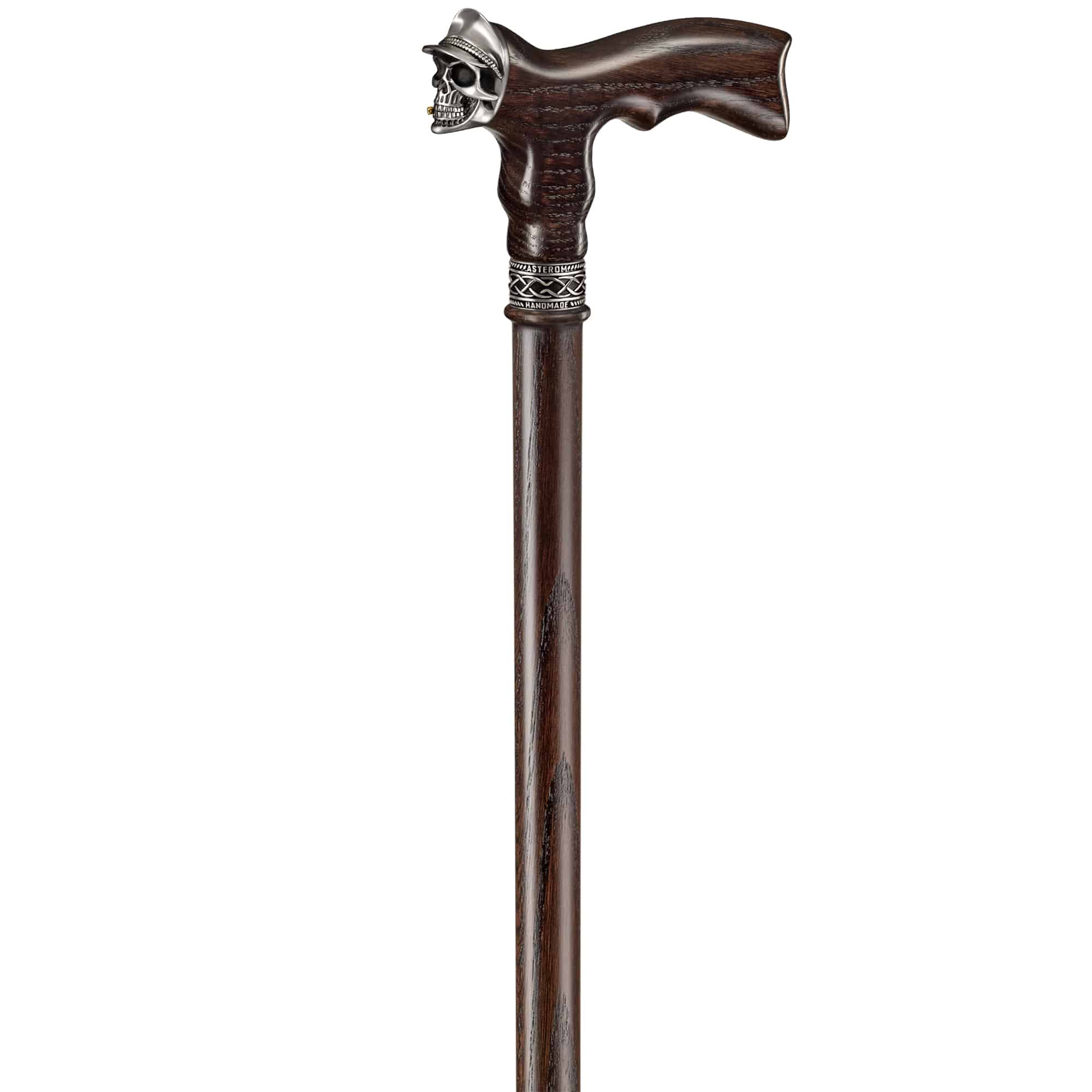 Custom Soldier Skull Cane - Cool Wood Walking Cane - Image 6