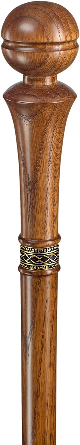 Fancy Knob Walking Stick Sturdy Wooden Cane - Custom Length & Color - Image 7