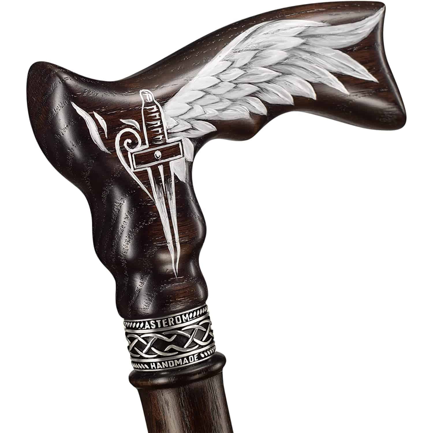 Hand-Painted Walking Cane - Custom Length - Image 2
