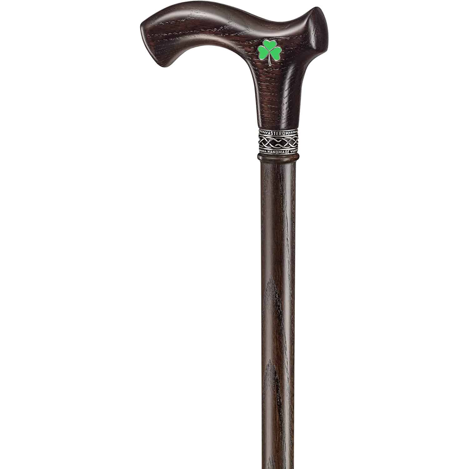 Irish Walking Cane - Shamrock- Ergonomic Wooden Cane - Image 4