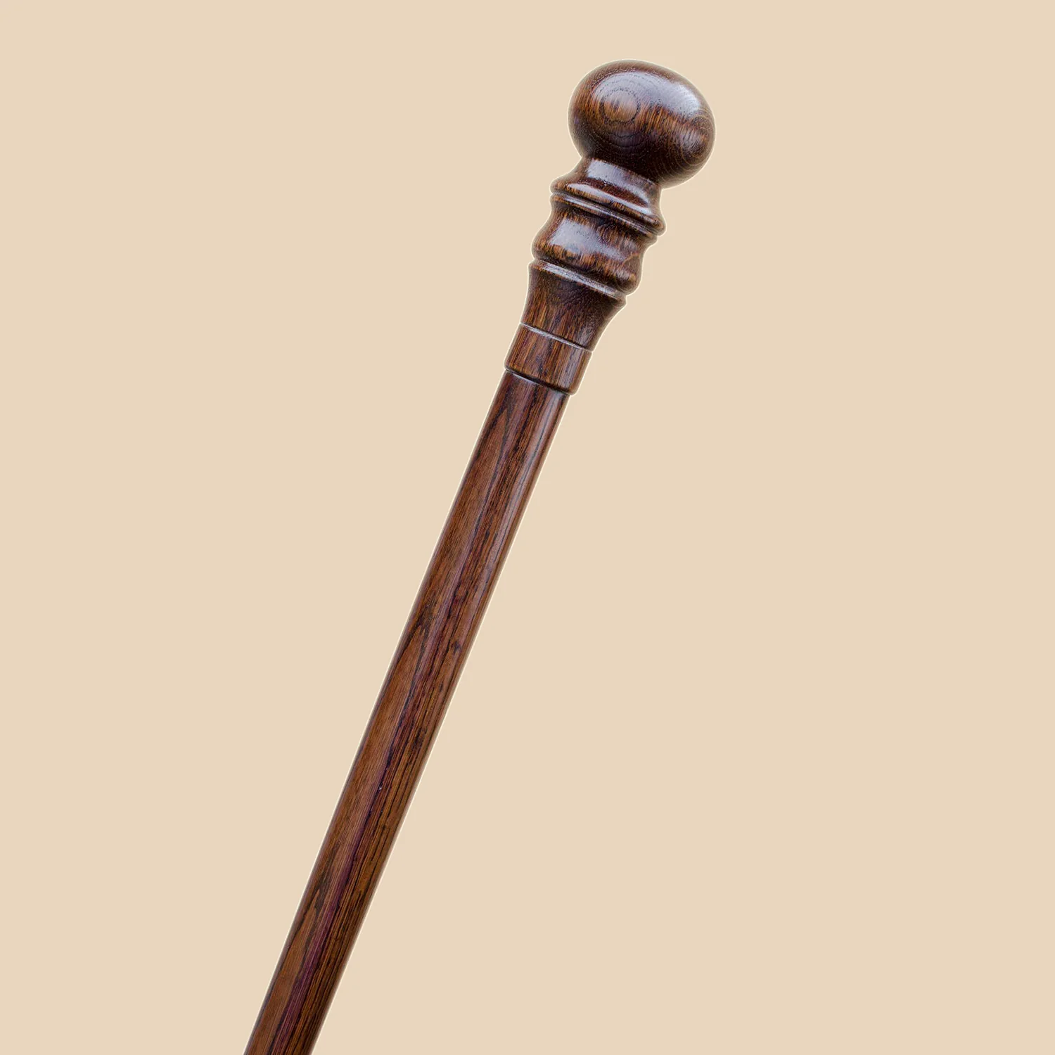 Carved Knob Cane Sturdy Walking Stick - Image 3