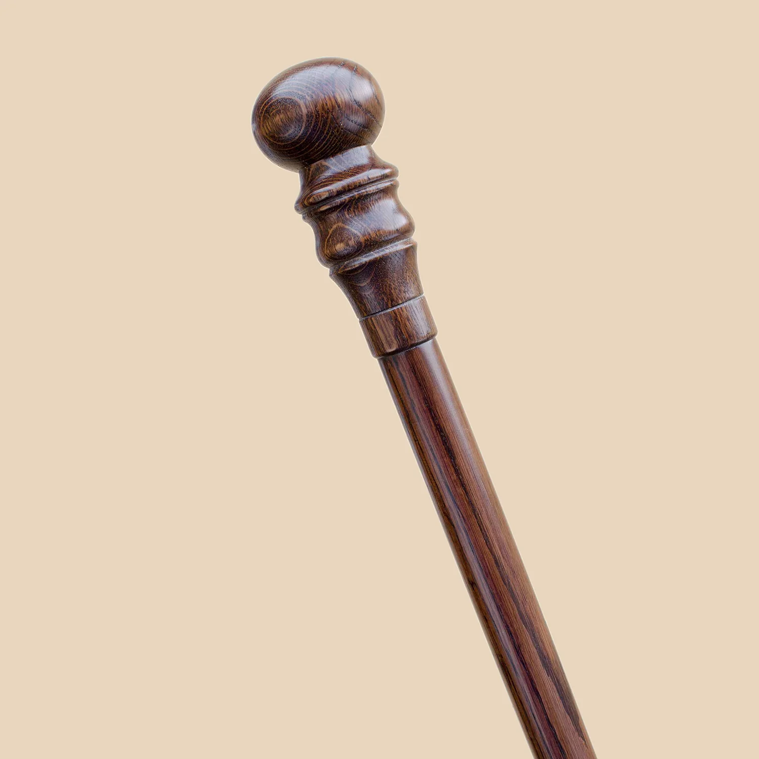 Carved Knob Cane Sturdy Walking Stick - Image 4
