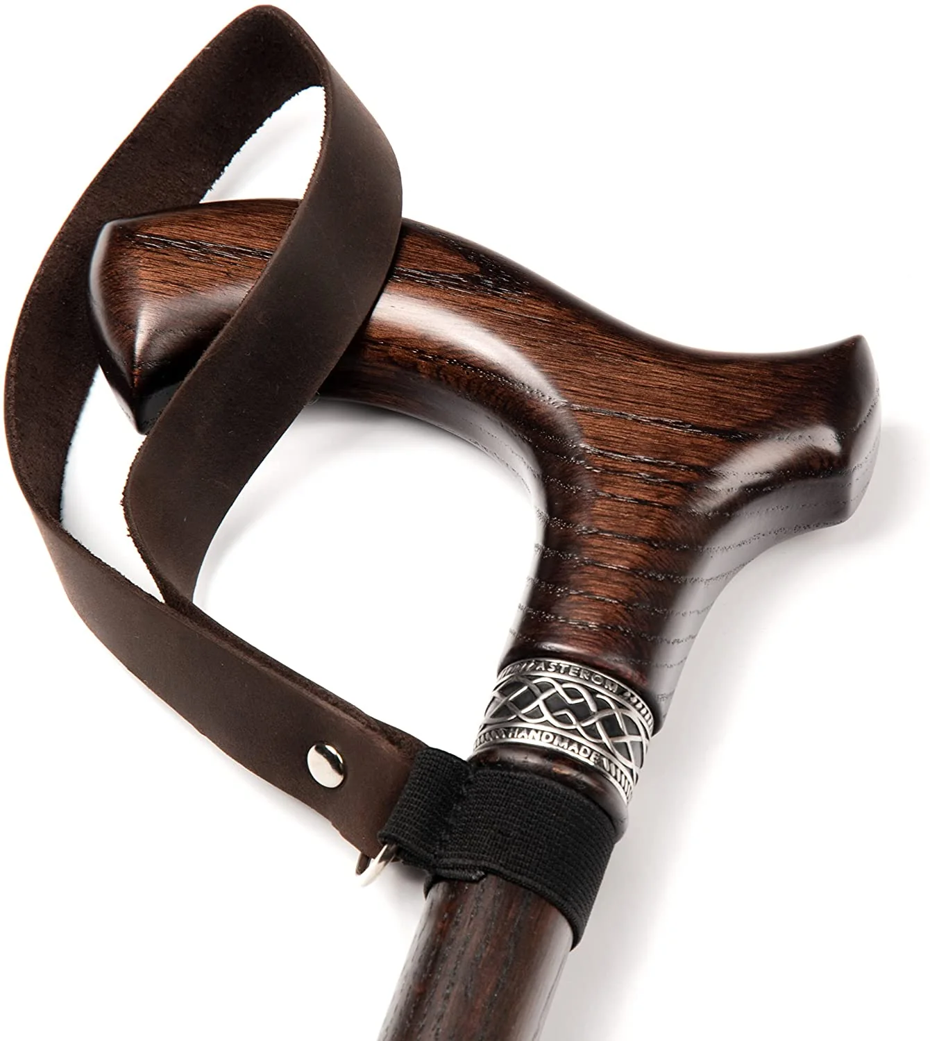 Leather Wrist Strap for Canes and Walking Sticks - Image 5