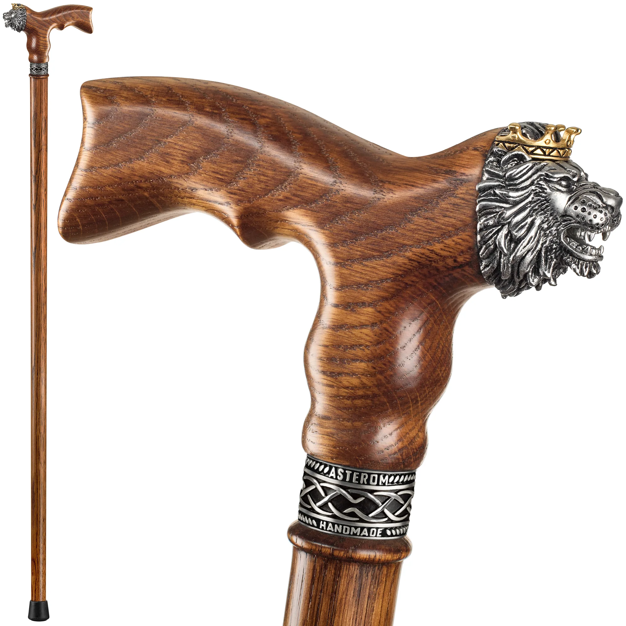 Exclusive Lion King Wooden Walking Cane for Men - Image 11
