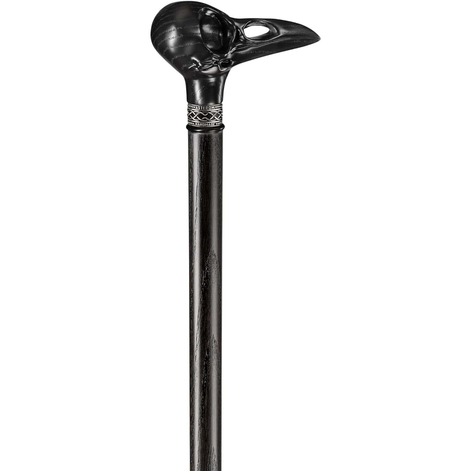 Raven Skull Walking Cane, Custom Length & Color - Image 4