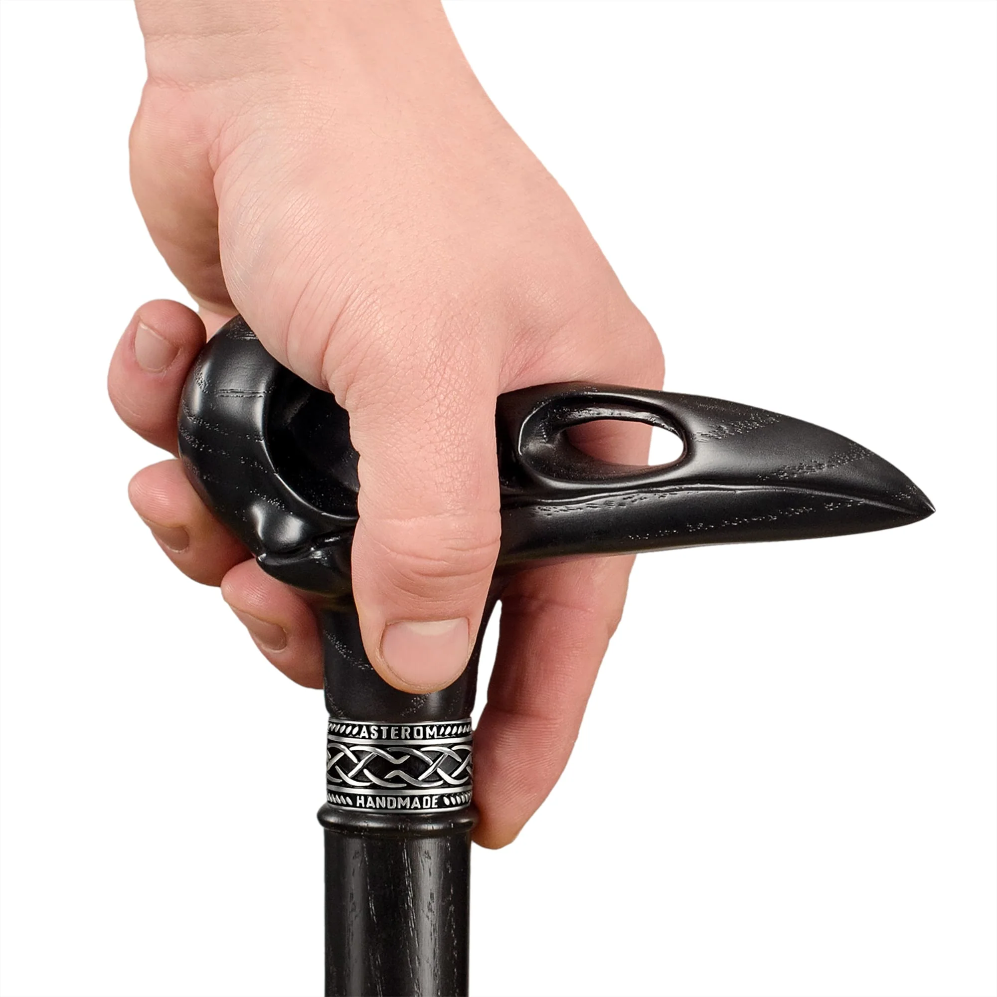 Plague Doctor Cane, Raven Skull, Gothic Cane for Men - Image 6