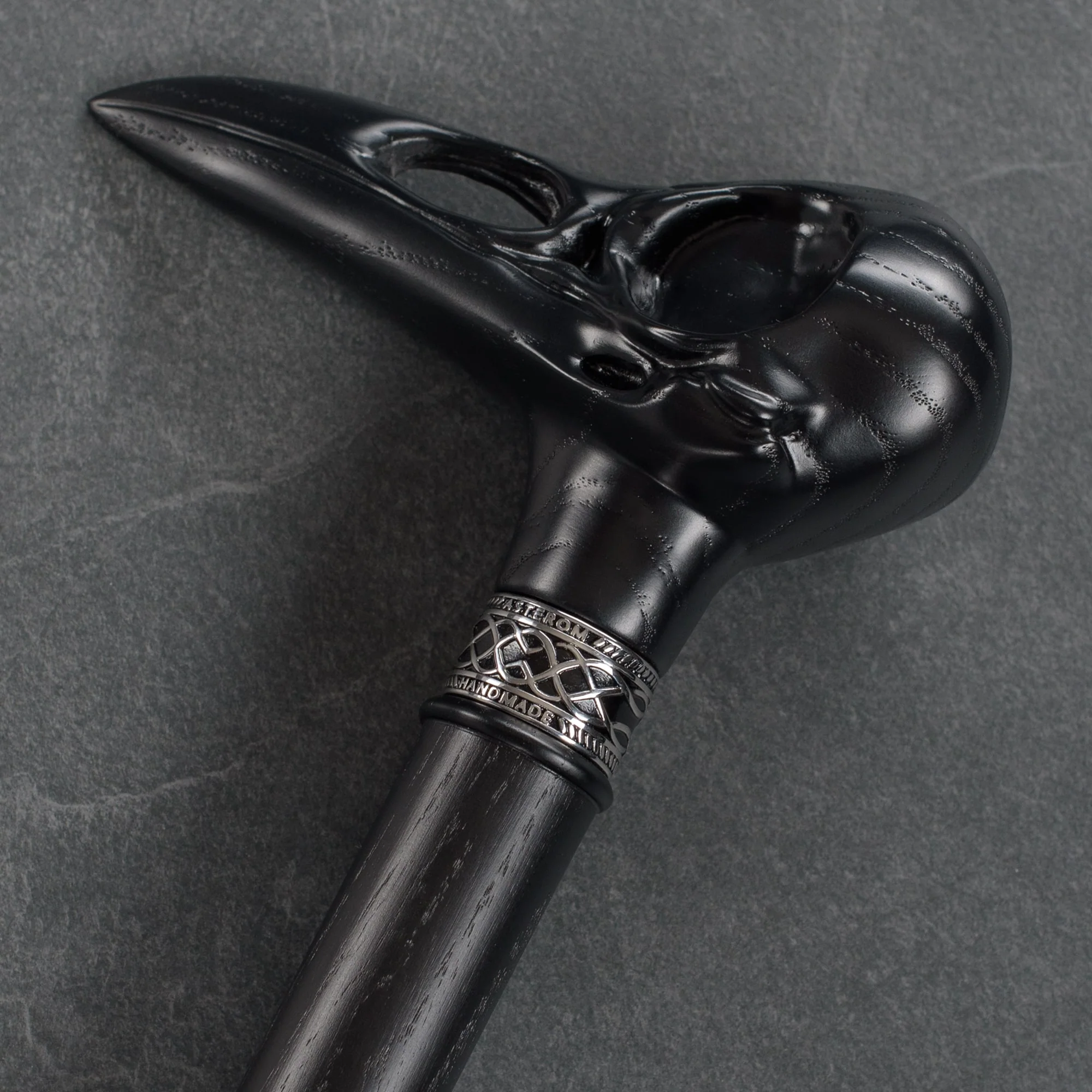 Plague Doctor Cane, Raven Skull, Gothic Cane for Men - Image 7