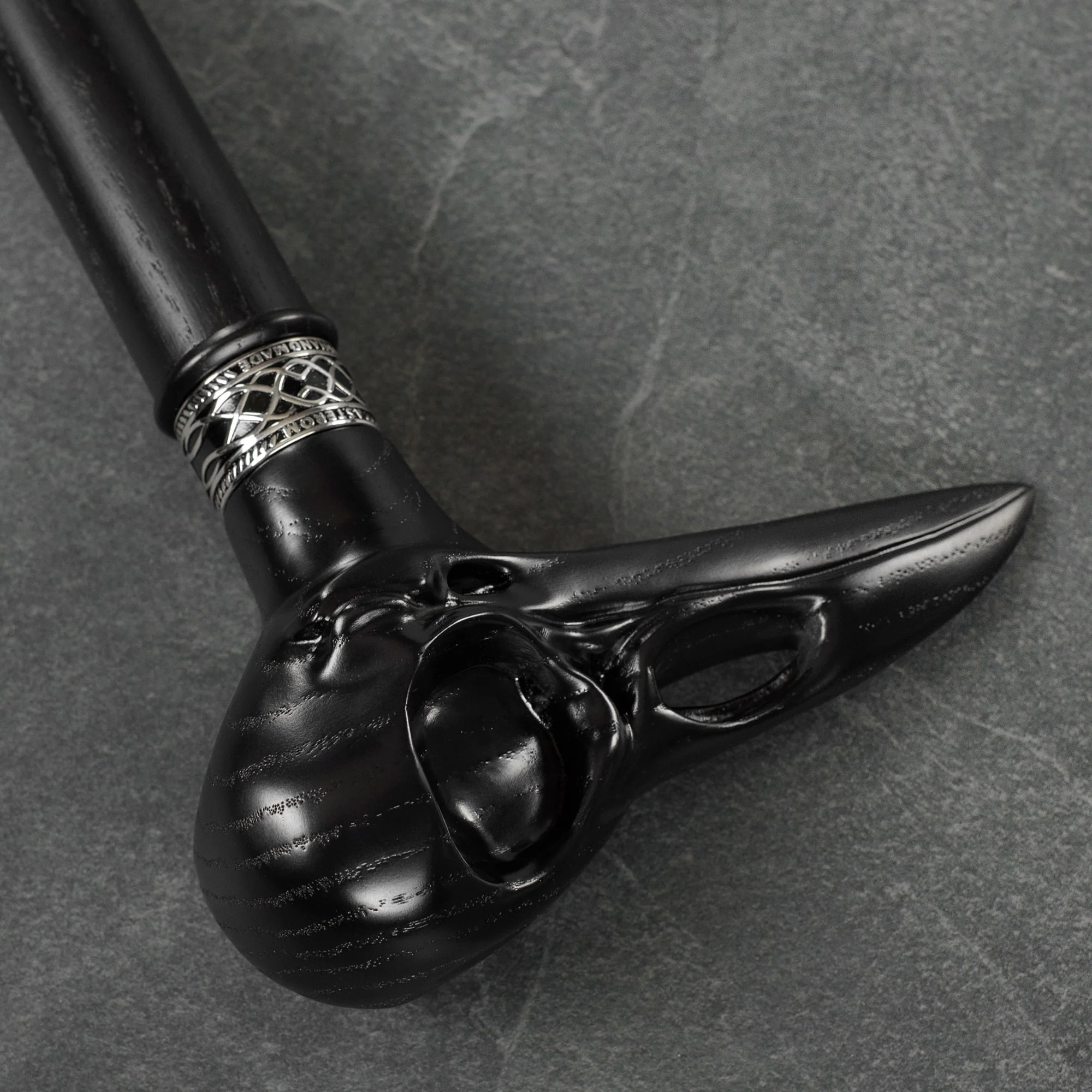 Plague Doctor Cane, Raven Skull, Gothic Cane for Men - Image 8