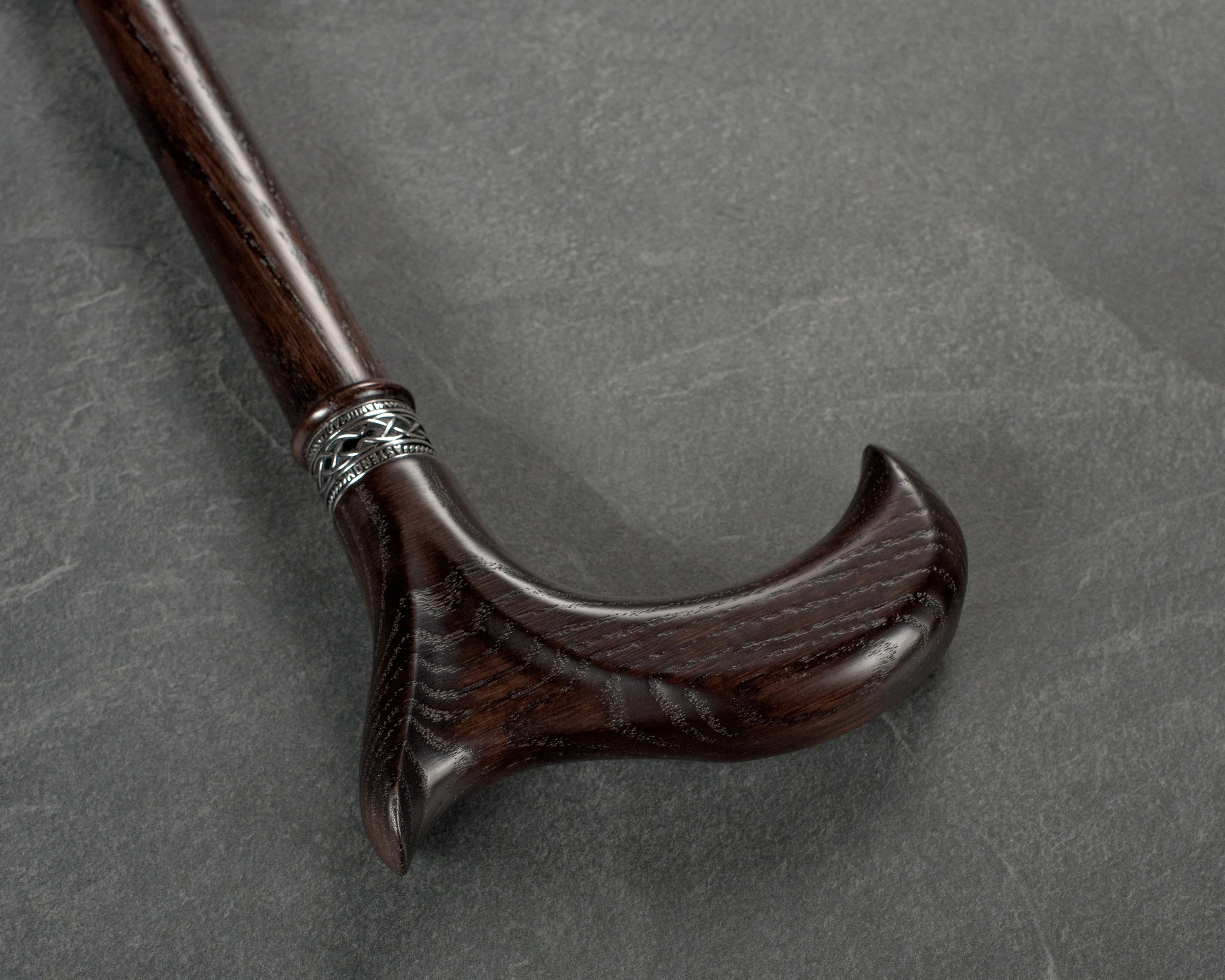 Fashionable Walking Cane for Men and Women, Oak Wood - Image 19