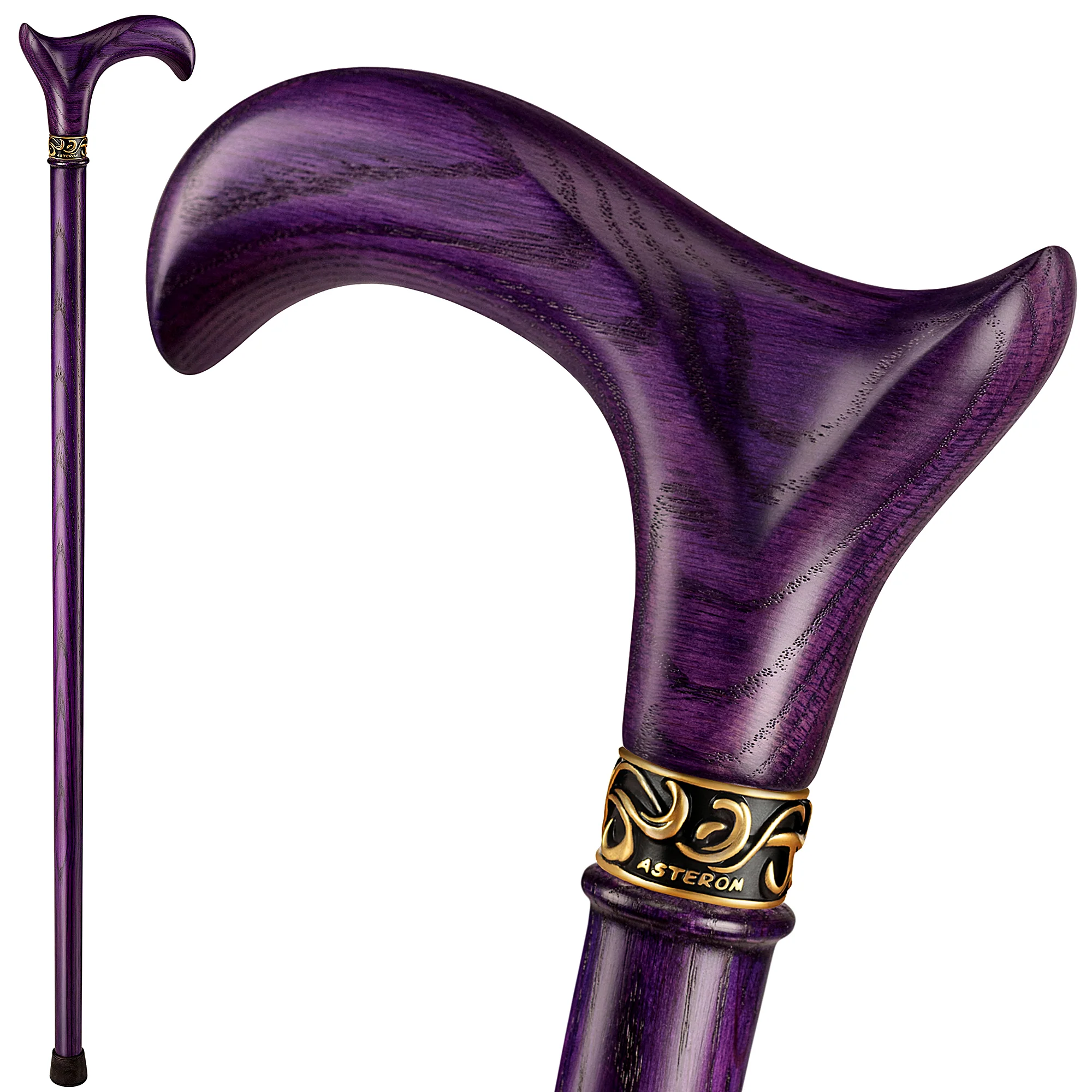 Handmade Ergonomic Wooden Cane for Men and Women - Image 27