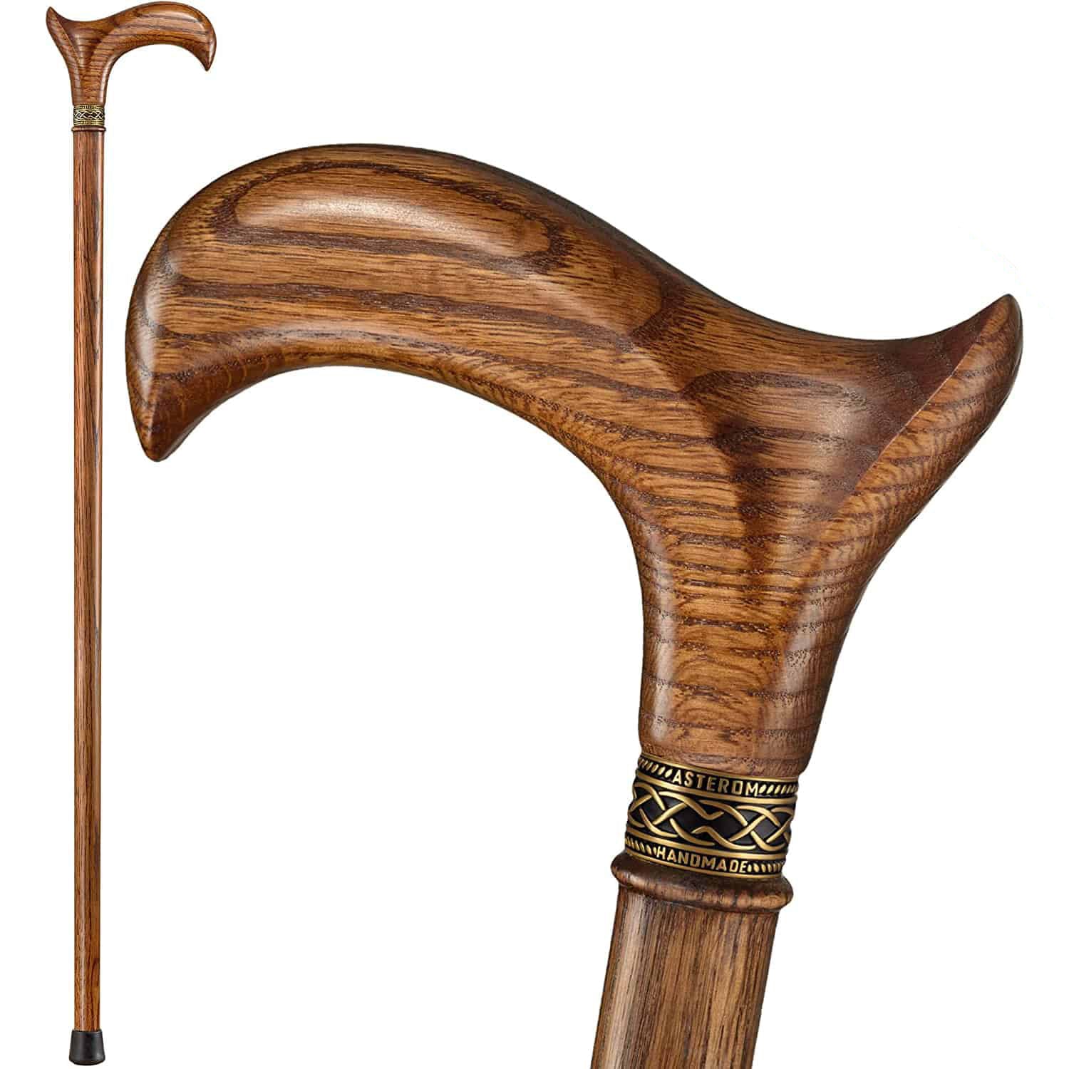 Handmade Ergonomic Wooden Cane for Men and Women - Image 11