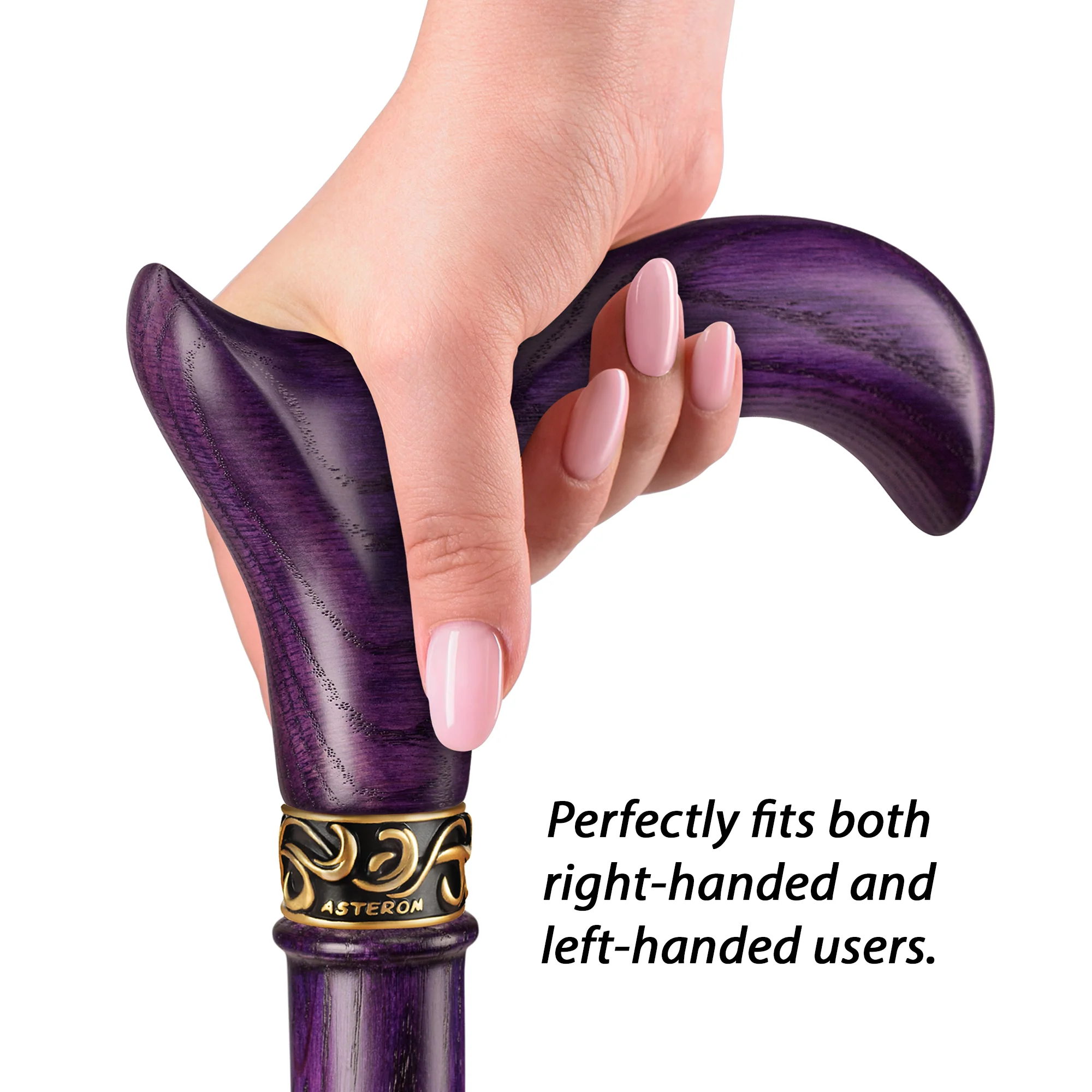 Handmade Ergonomic Wooden Cane for Men and Women - Image 29