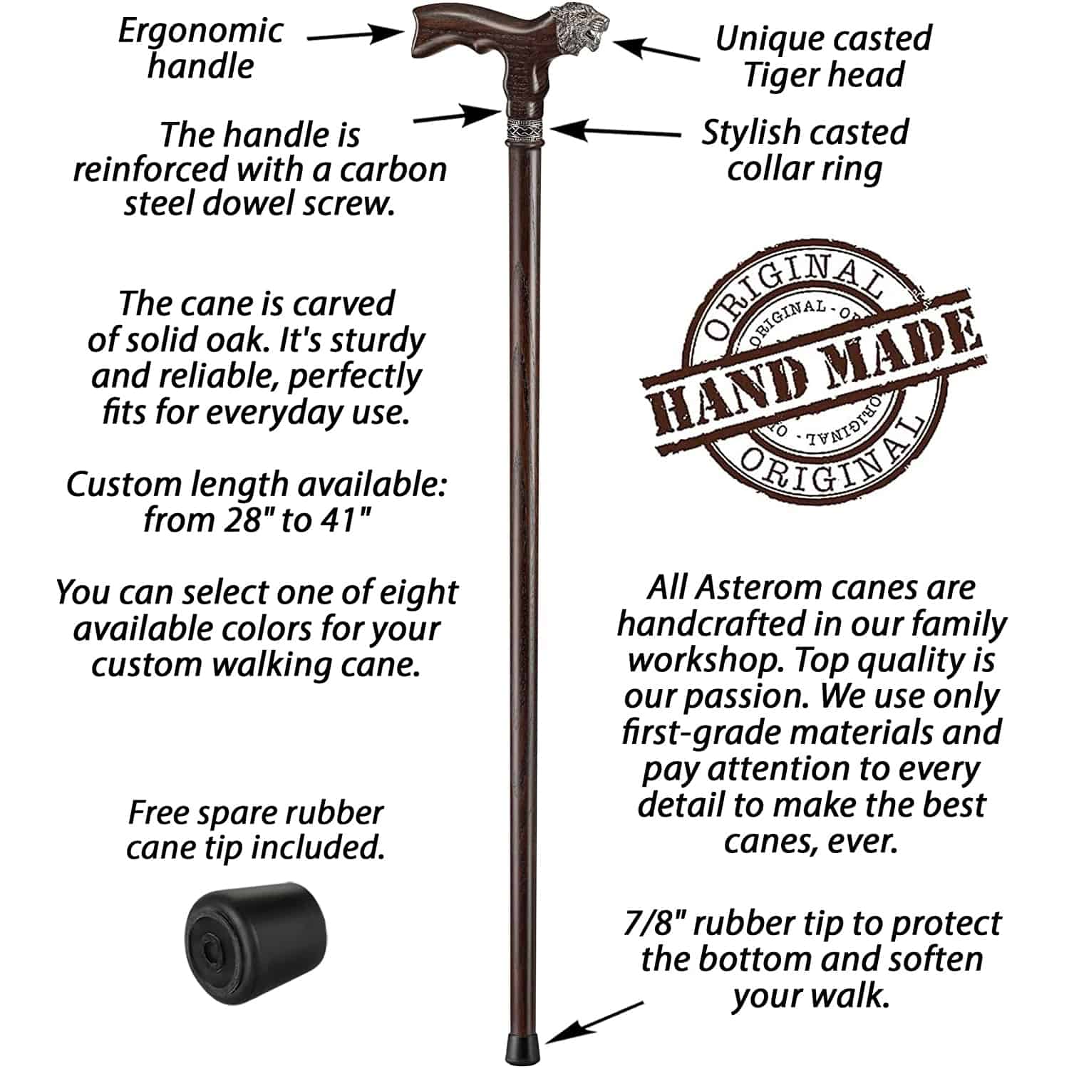 Tiger Cane - Custom Length & Color - Image 8