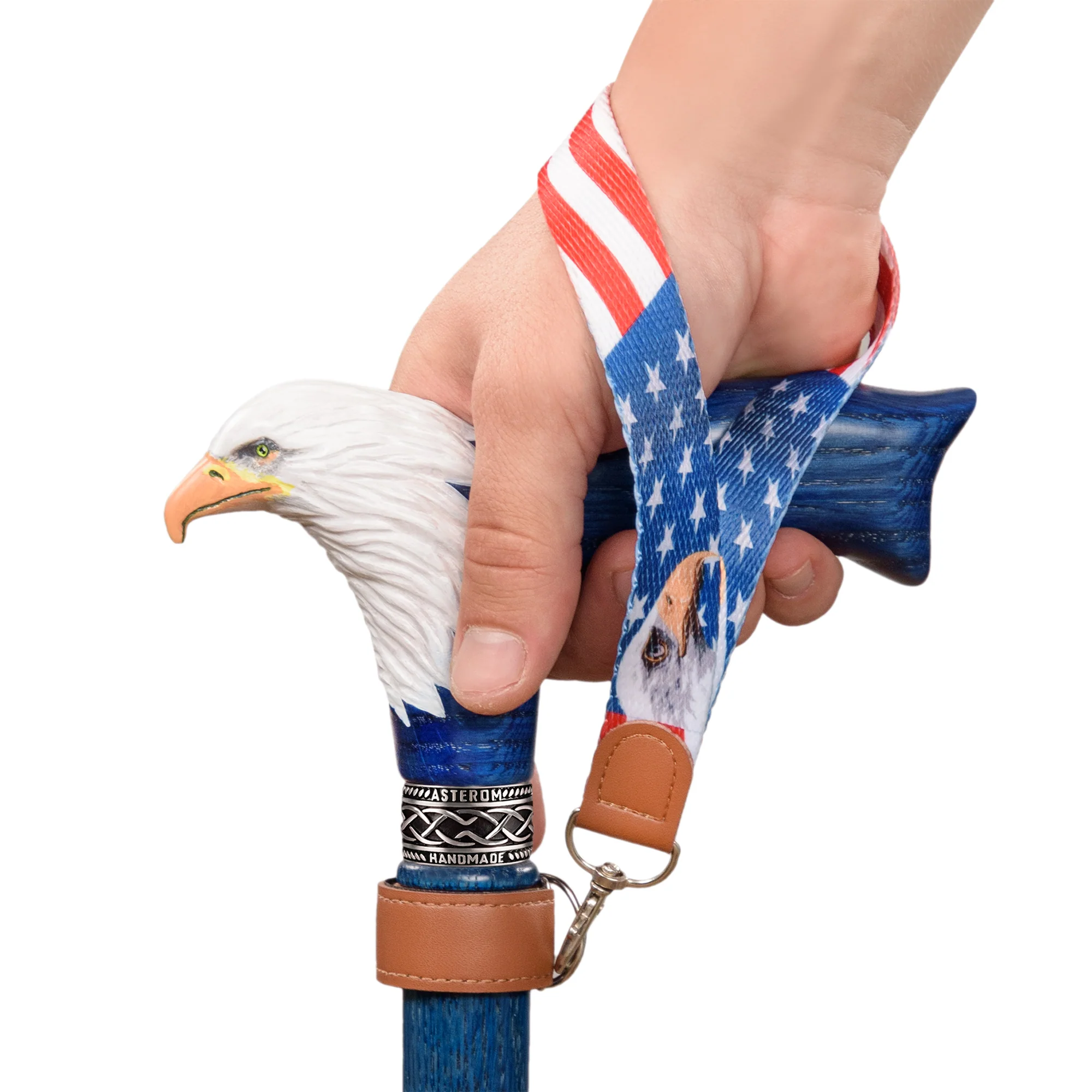 Stars and Stripes - Fashionable Wrist Strap for Walking Sticks - Image 4