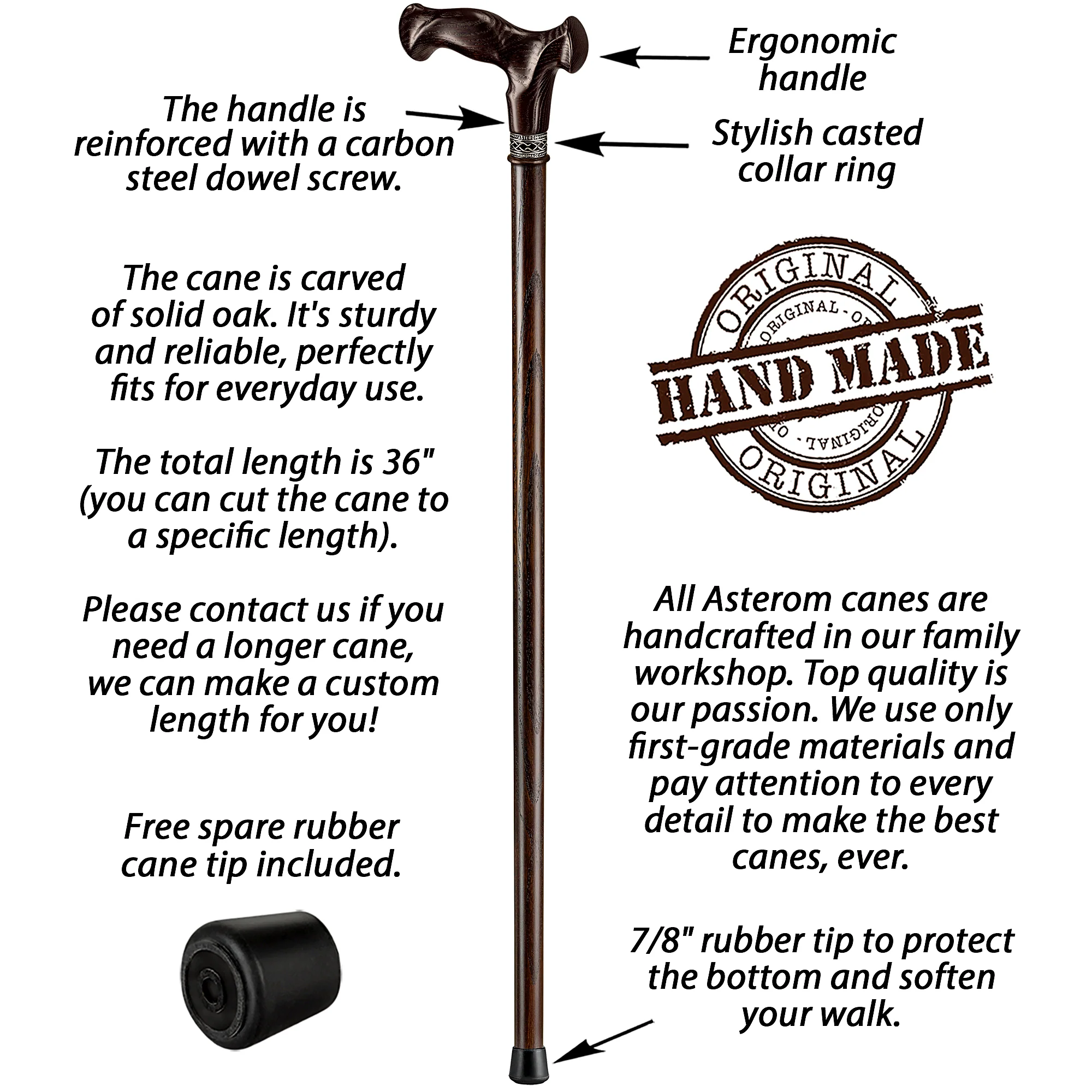 Vesper Cane - Custom Length and Color - Image 5