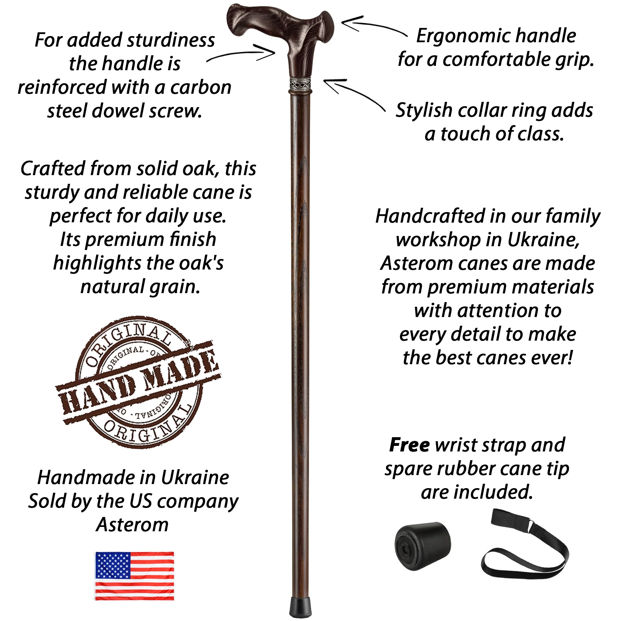 Sturdy Ergonomic Walking Cane for Seniors - Image 15