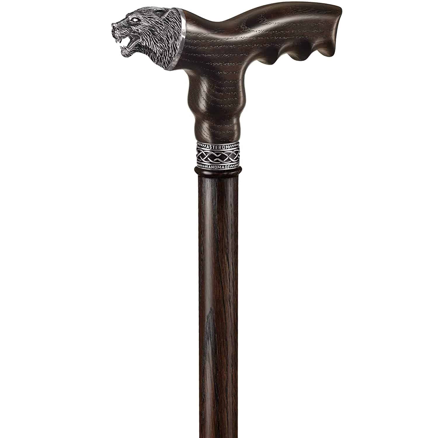 Wolf Walking Cane, Custom Length & Color - Image 6